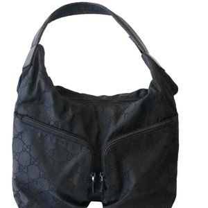 Gucci Nylon Hobo with monogram GG logo